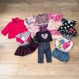 BABY GIRL BOUTIQUE PREPPY AND PRETTY PICTURE PERFECT BUNDLE SIZES 6-12months